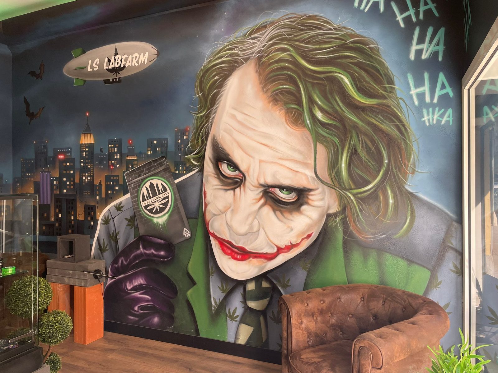 Fresque murale Joker - LS LabFarm City Nice